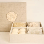 Rain Created for Living - Pandora's Box Four division gift box with handmade candles and soap