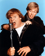 Chris Farley and David Spade