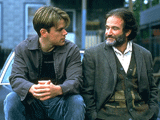 Matt Damon and Robin Williams in Good Will Hunting